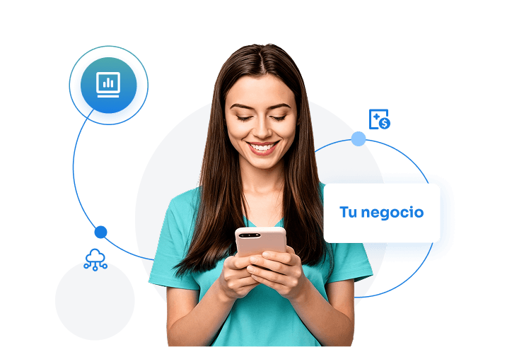 Persona usando app